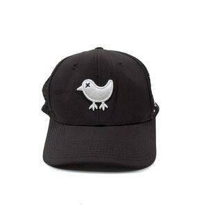 Bad Birdie Golf Birdie Snapback Hat One Size Adjustable Breathable - Black